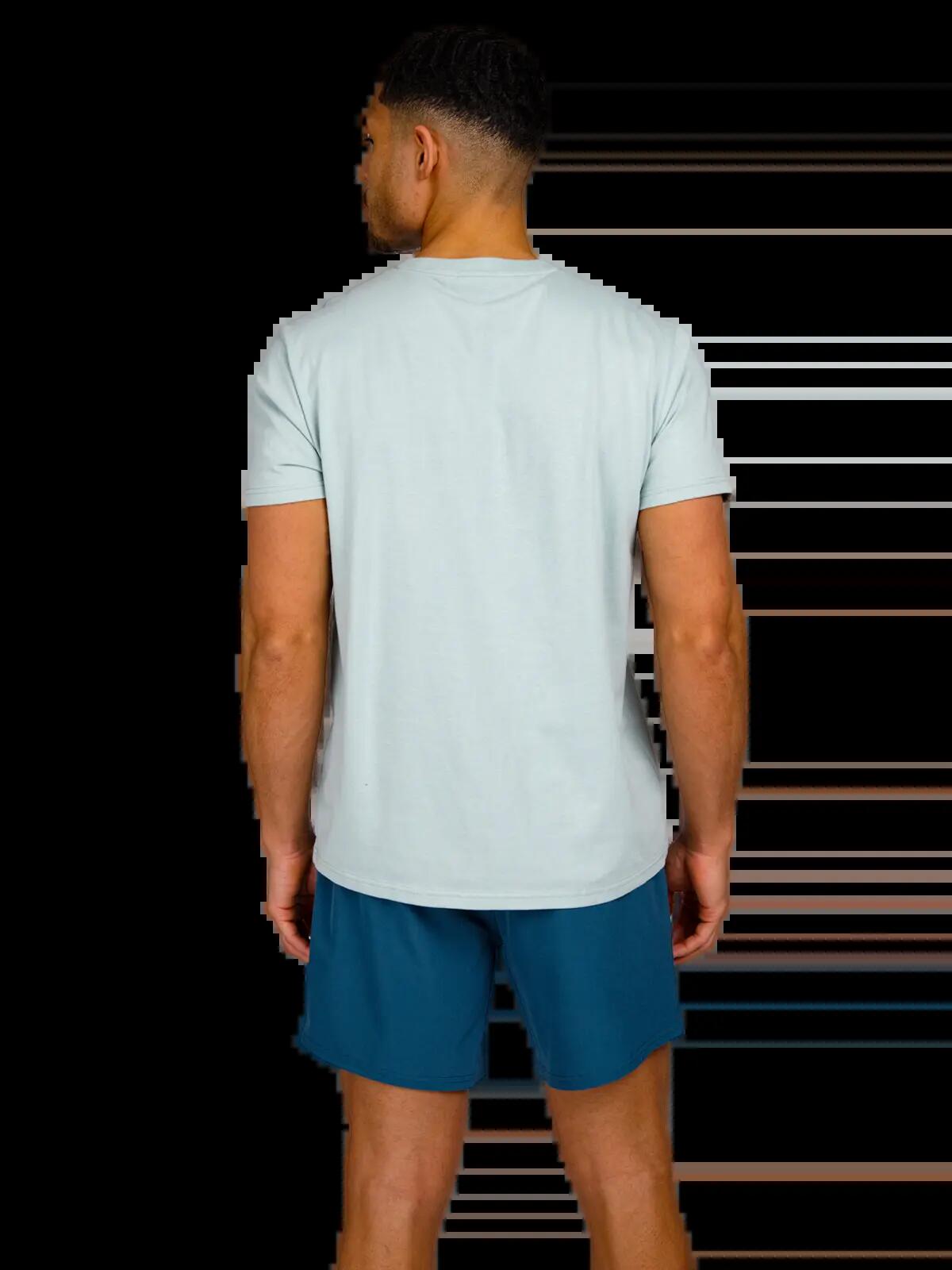 Leeway Heren T-Shirt Fashion Regular Fit Crewneck Mist 6/7