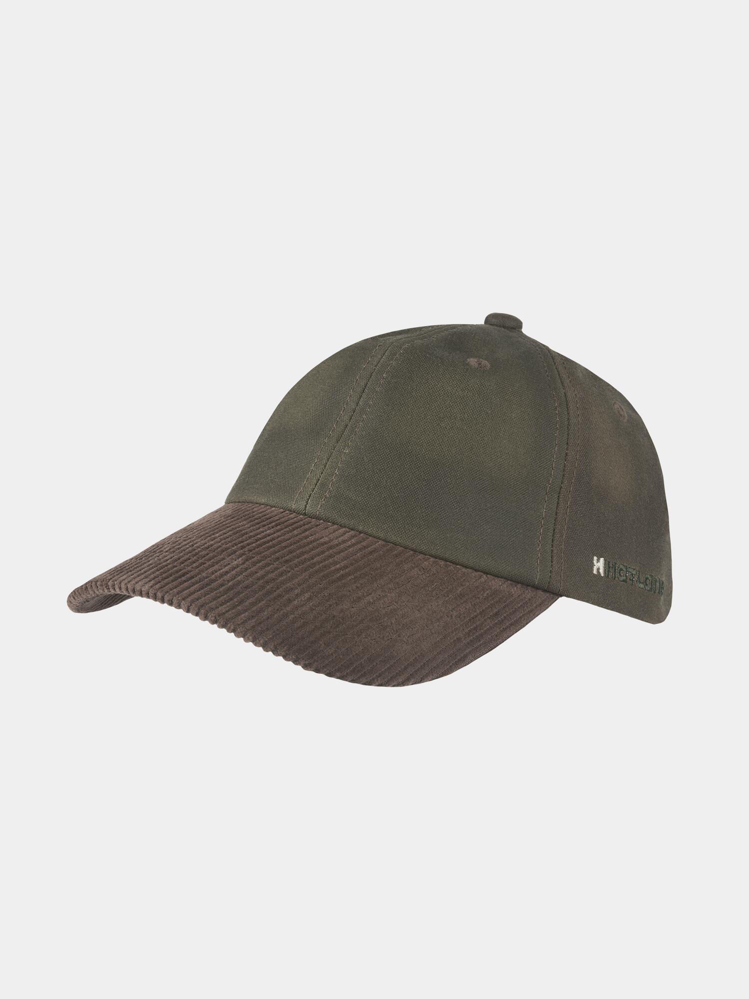 Duncan - Katoenen wax baseball cap - Olijf groen 3/3