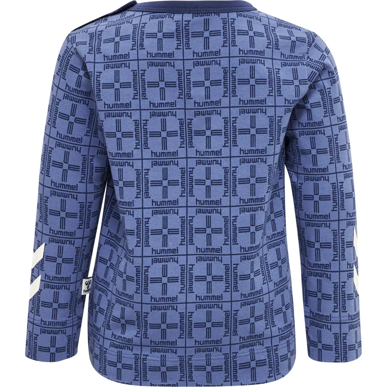 T-shirt manches longues bébé garçon Hummel Check 3/4