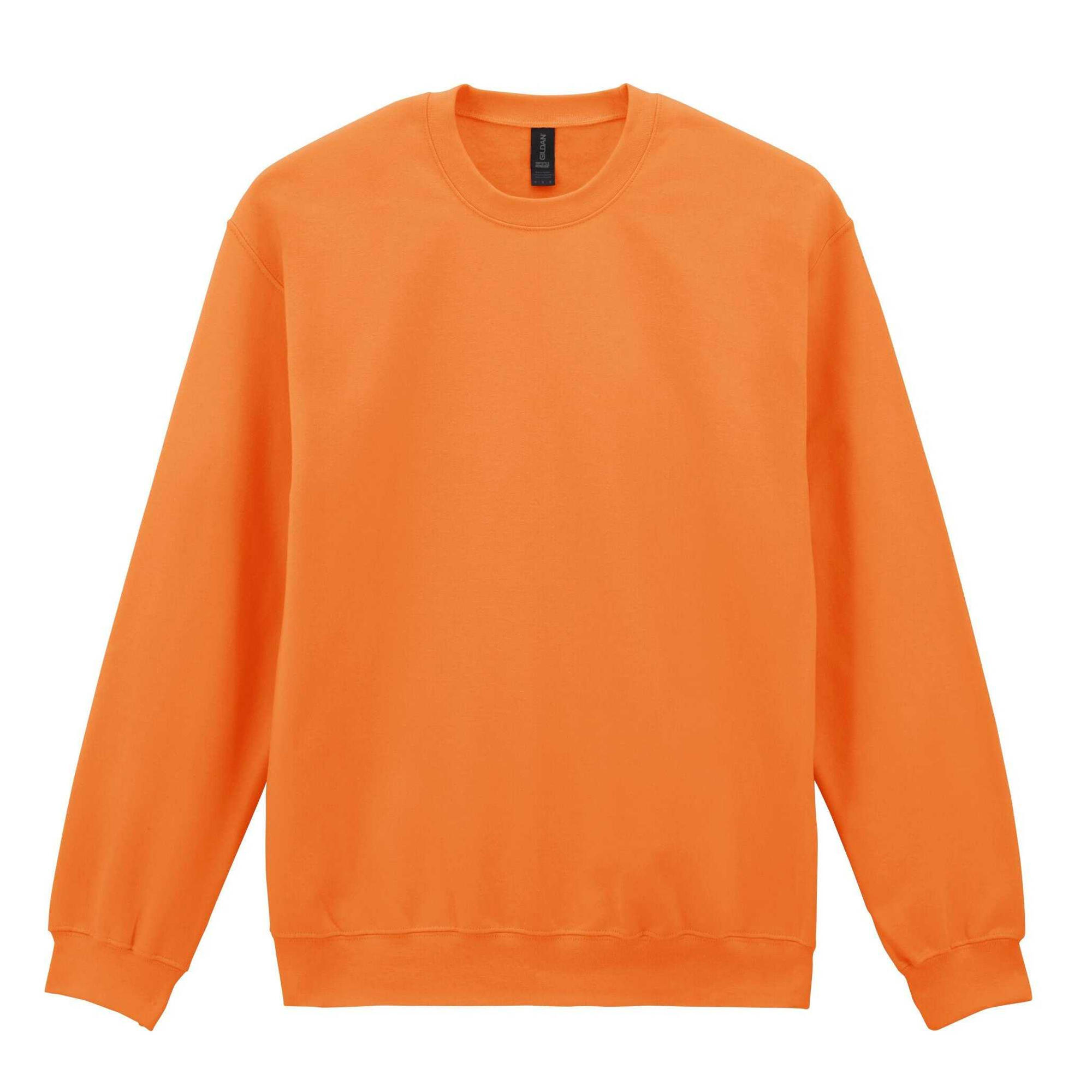 Pullover Peso Medio Adulto Unisex Gildan Softstyle Arancione 3/4