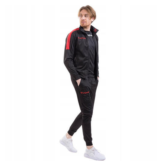 Ensemble De Survêtement TUTA REVOLUTION Homme (Noir / Rouge)