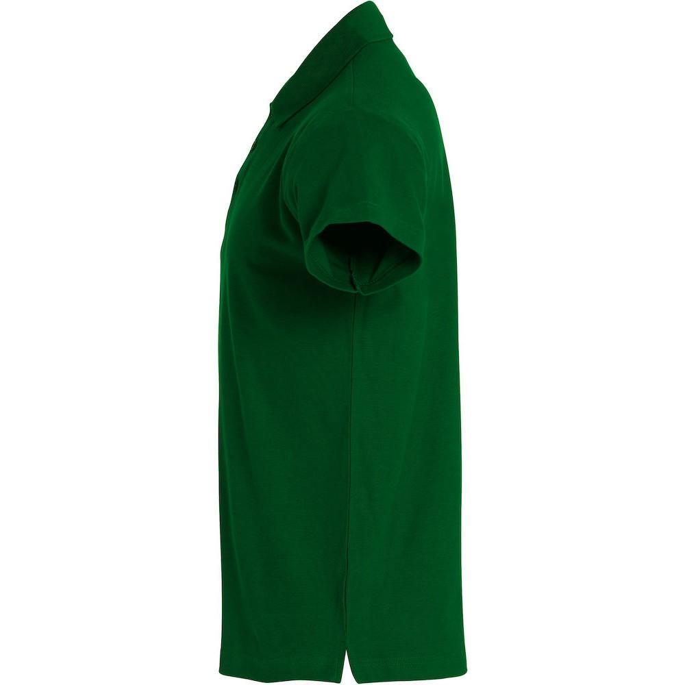 Maglietta Polo Uomo Clique Basic Verde Bottiglia 3/4