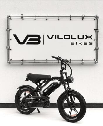 Fatbike V20 PRO - ZWART - Rijklaar geleverd