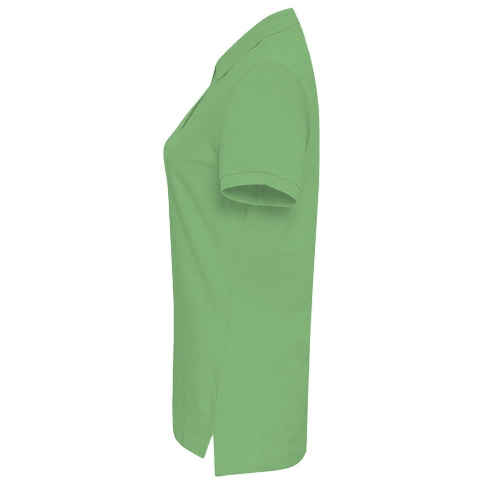 PoloShirt, Kurzarm Damen Limette 3/3