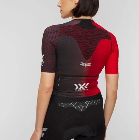 Koszulka rowerowa damska X-Bionic Dragonfly 5G Red 3/4
