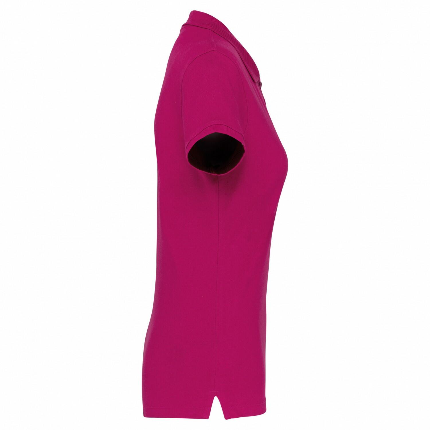 Poloshirt für Damen Fuchsie 3/3