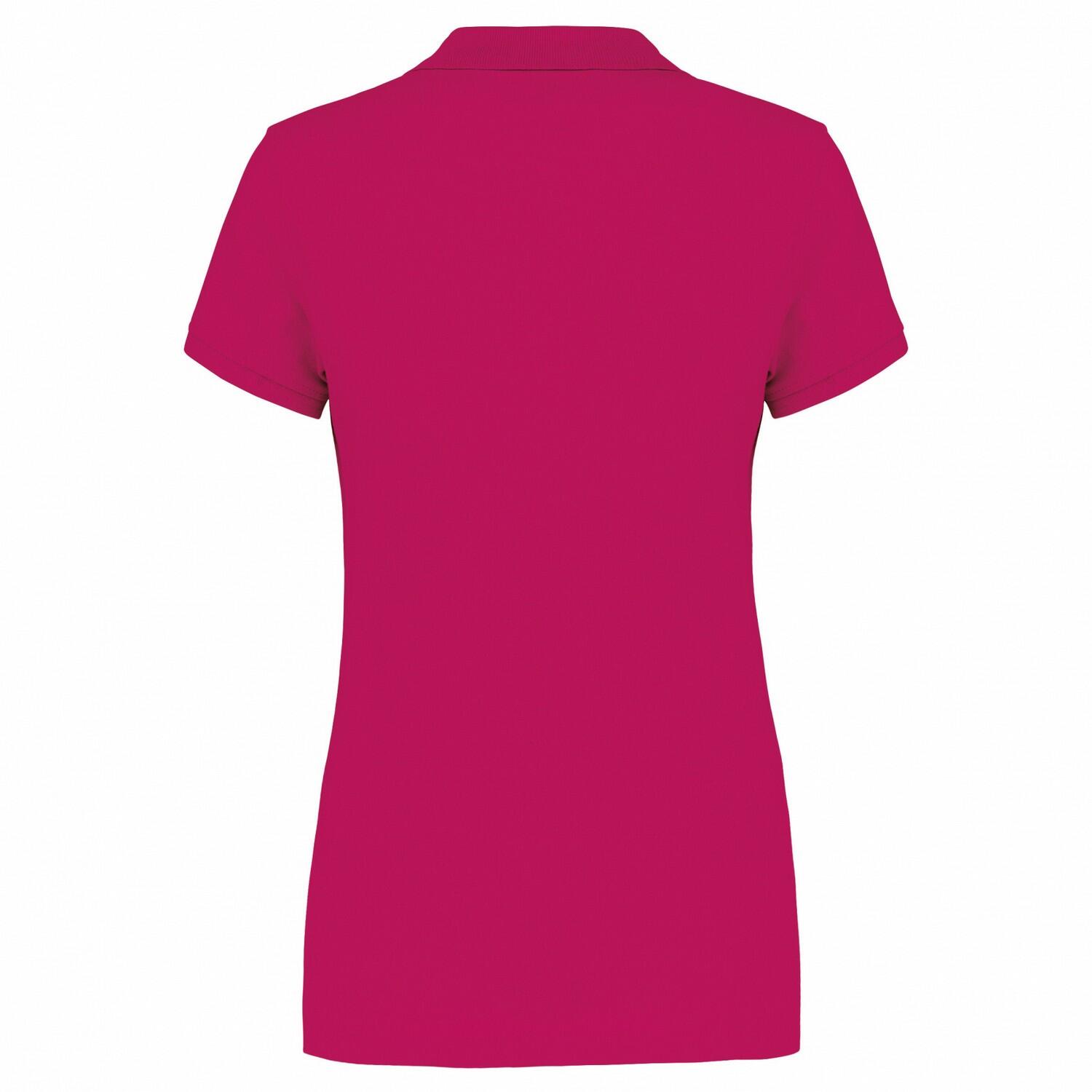 Poloshirt für Damen Fuchsie 2/3