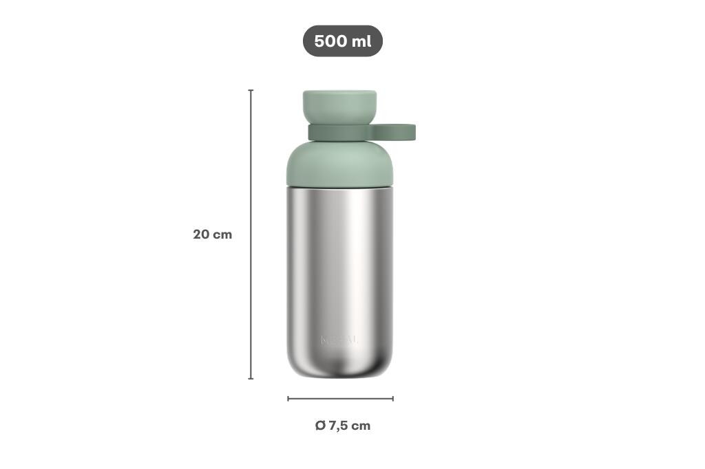 Mepal Vita 500 ml Trinkflasche Edelstahl - Vivid blue 3/7