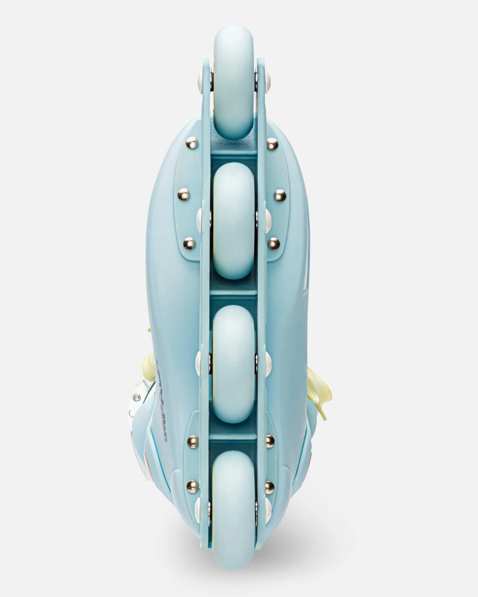 Impala Lightspeed Inline Skate - Sky Blue/Yellow 3/4