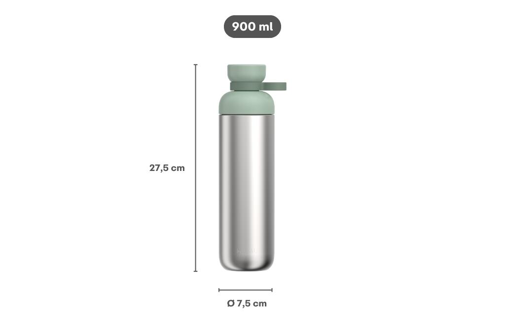 Mepal Vita 900 ml Trinkflasche Edelstahl - Vivid blue 3/7