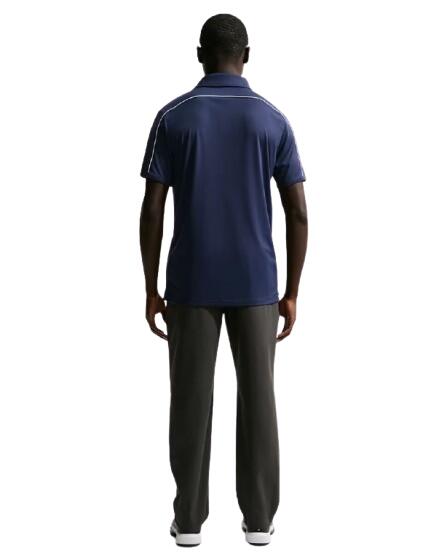 Polo de golf Nike homme, bleu marine uni 5/5