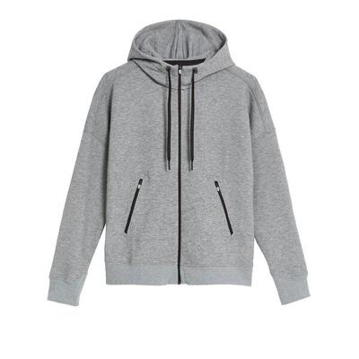 ON-RUNNING ZIPPED HOODIE GREY MAN - M