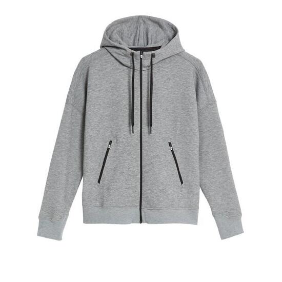 ON-RUNNING ZIPPED HOODIE GREY MAN - M