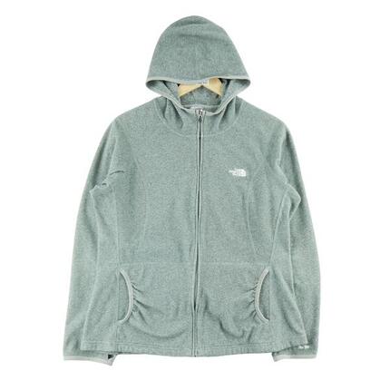 Second life - Damen TNF graue Fleecejacke - Wie neu