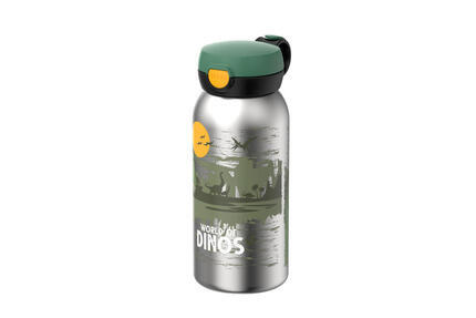 Mepal Campus 500 ml Isolierflasche mit Klappdeckel - Dino