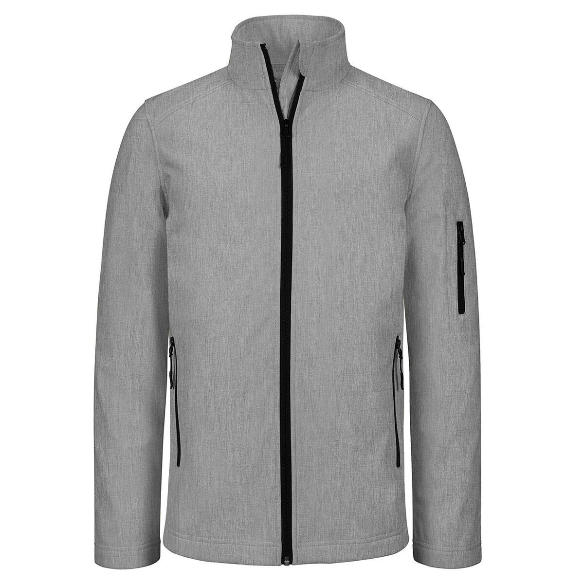 SoftshellJacke, 3lagig Herren Grau meliert 2/2