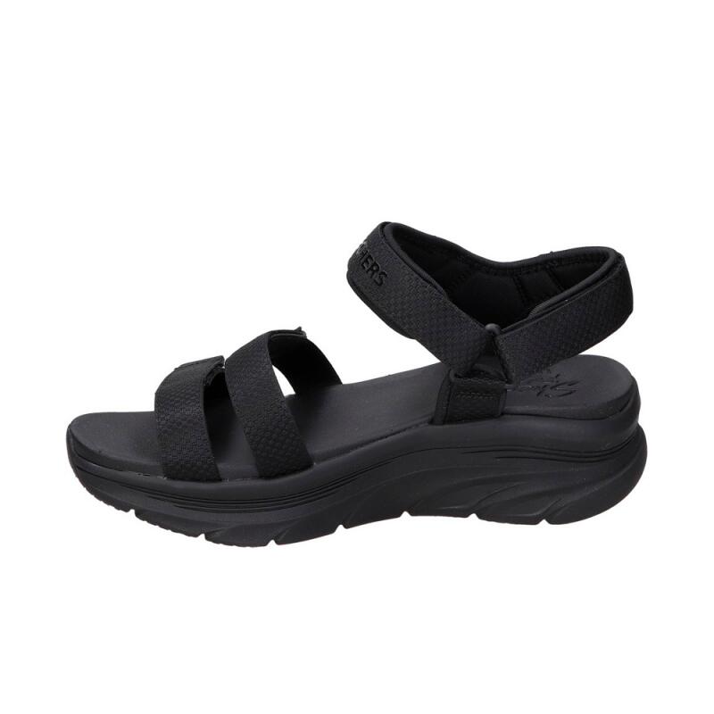 Sandalias Planas Mujer Skechers  Negro 3/3