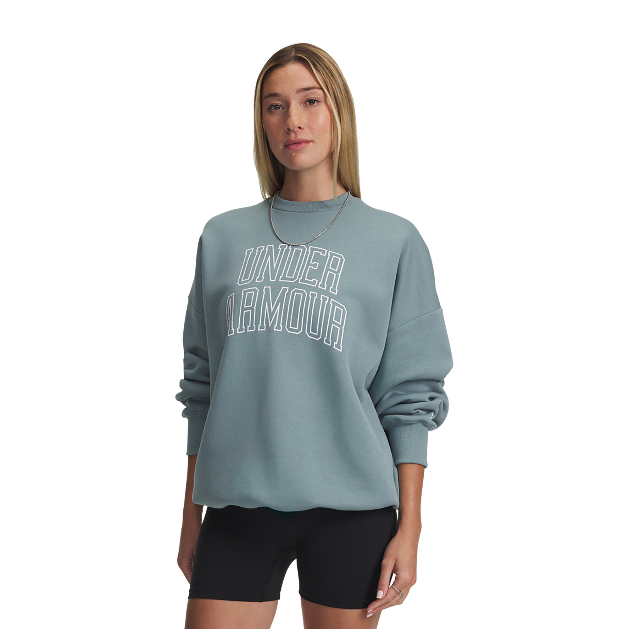 "Varsity" Sweatshirt für Damen Grün 4/4