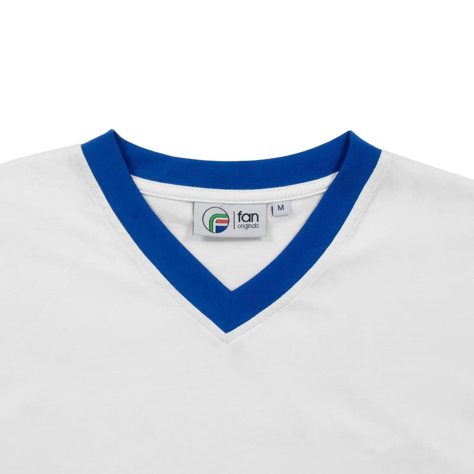"Leeds" TShirt für , VAusschnitt Herren Weiß 6/7