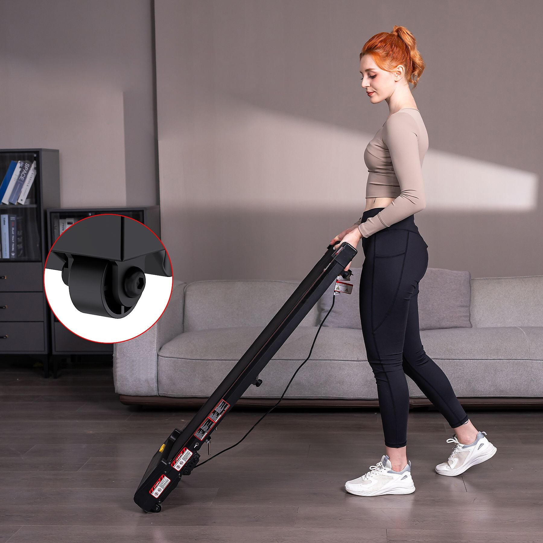 Běžecký pás CITYSPORTS ZX1S, nastavitelný sklon 13,41 %,  1- 6 km/h 2/5