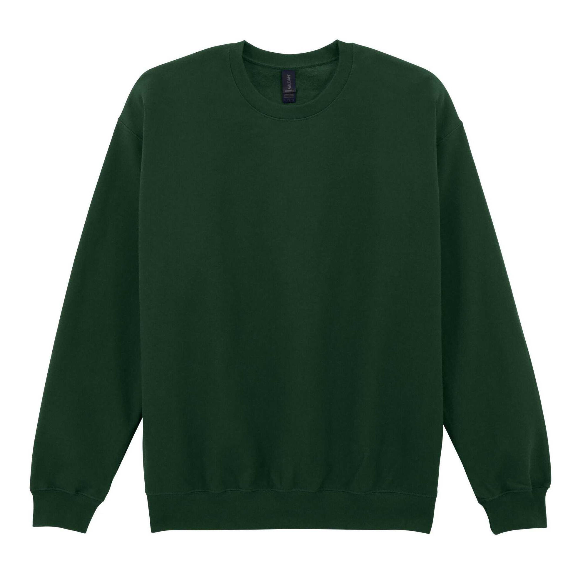 Pullover Peso Medio Adulto Unisex Gildan Softstyle Verde Foresta 2/4