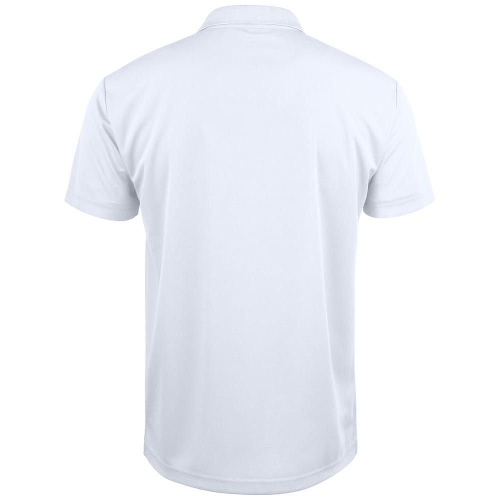 Unisex Adult Basic Active Polo Shirt (White) 2/4