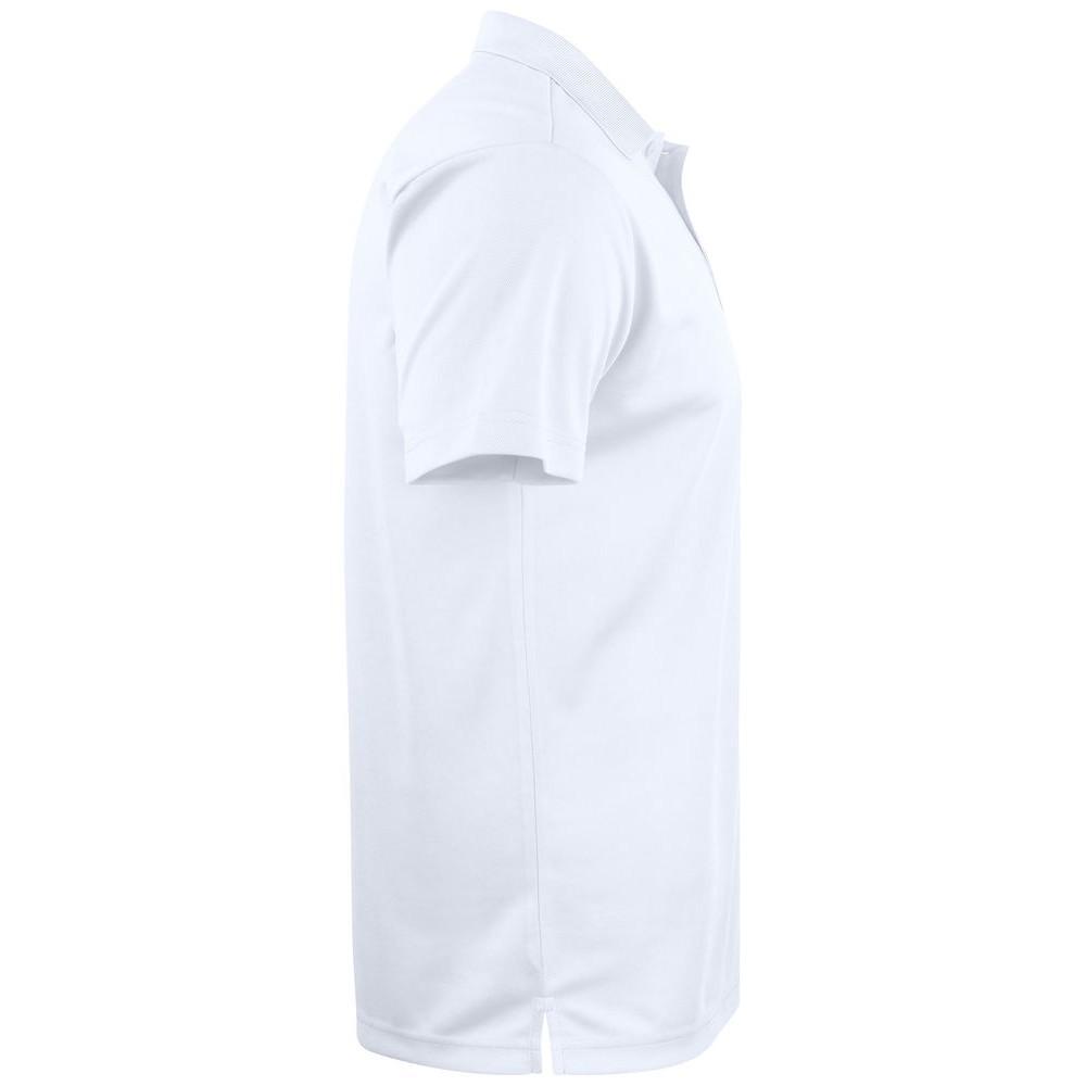 Unisex Adult Basic Active Polo Shirt (White) 4/4