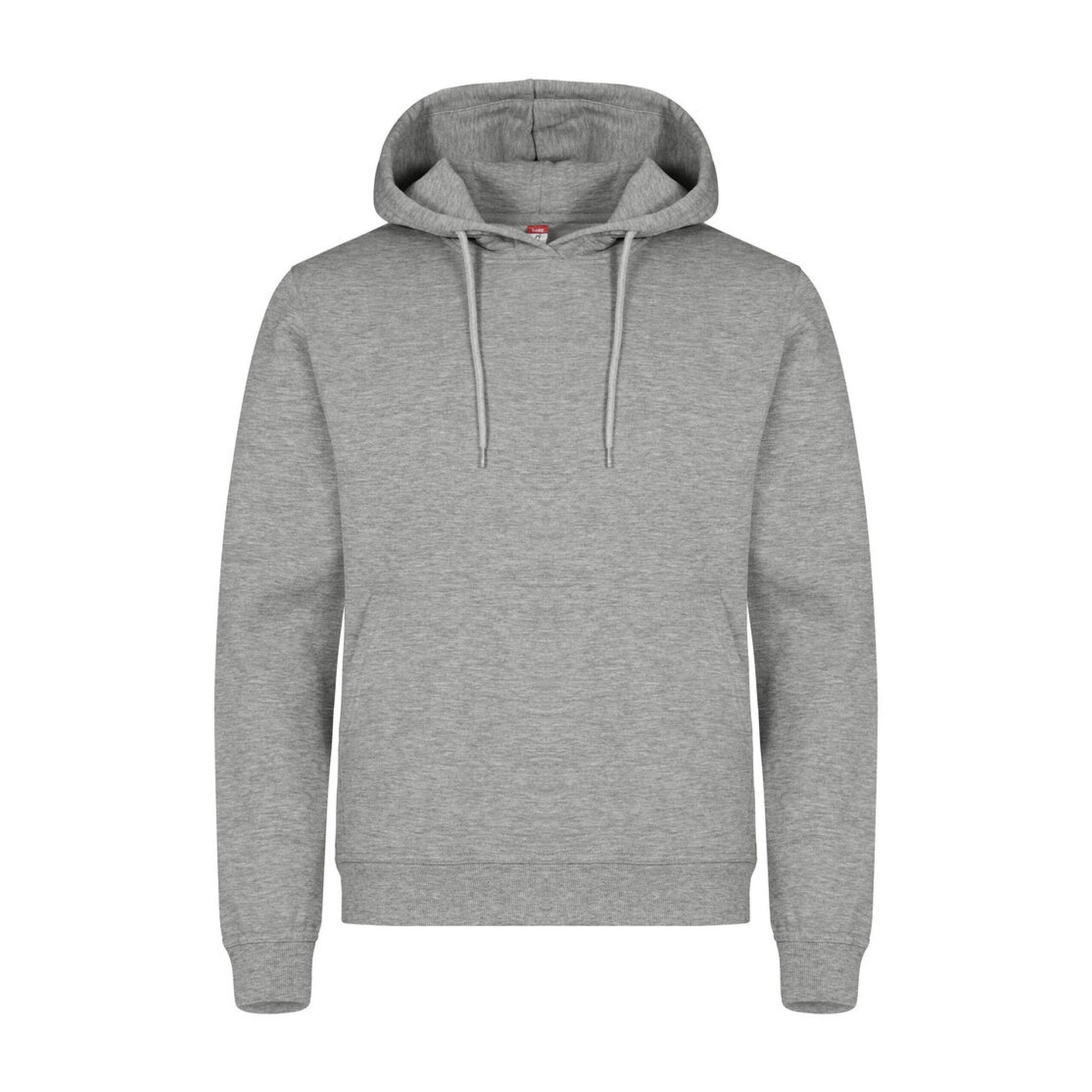 "Miami" Kapuzenpullover für Damen Unisex Herren Grau meliert 2/4