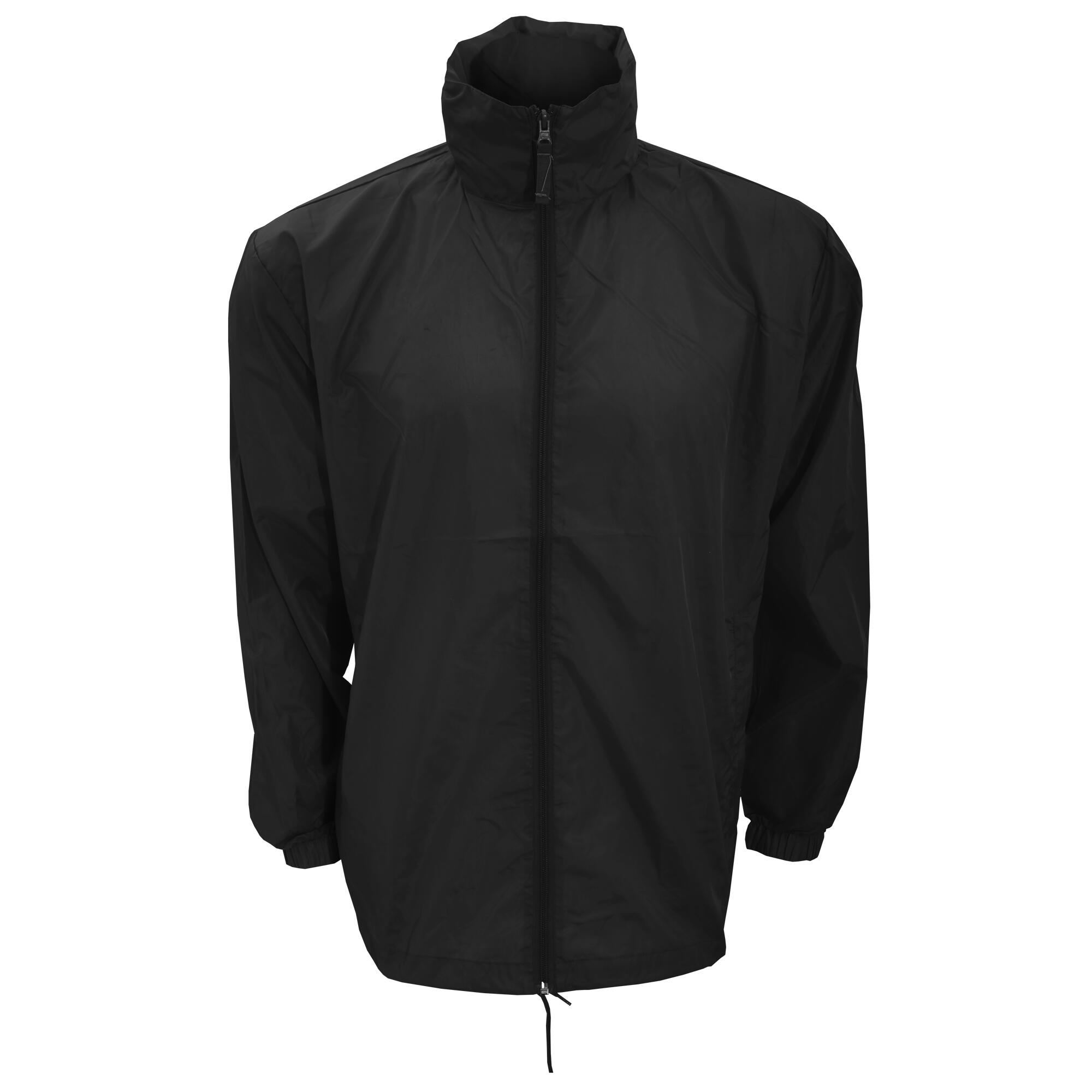 Windbreaker Jacke Herren Schwarz 2/2