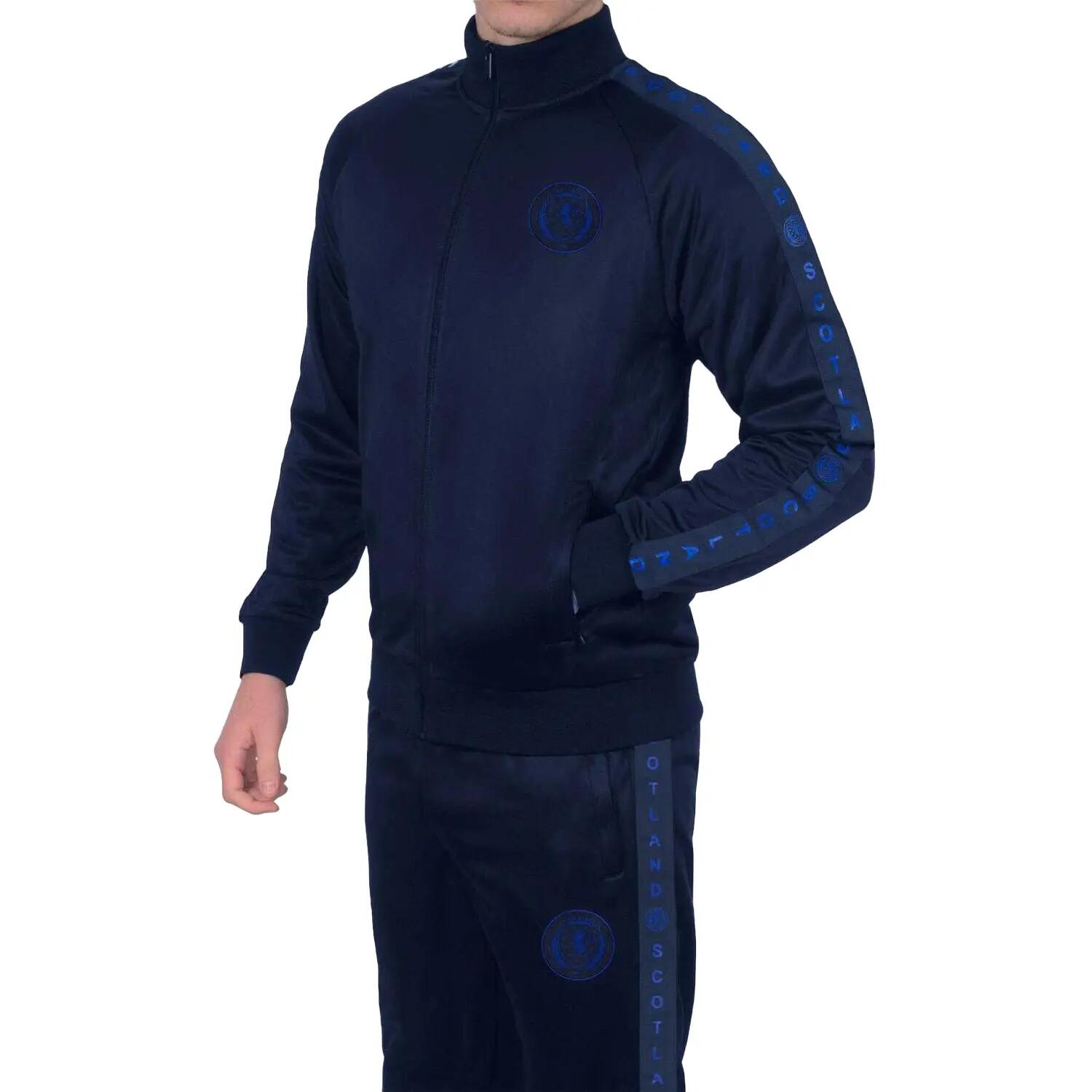Mens Taped Tracksuit (Navy Blue) 2/4