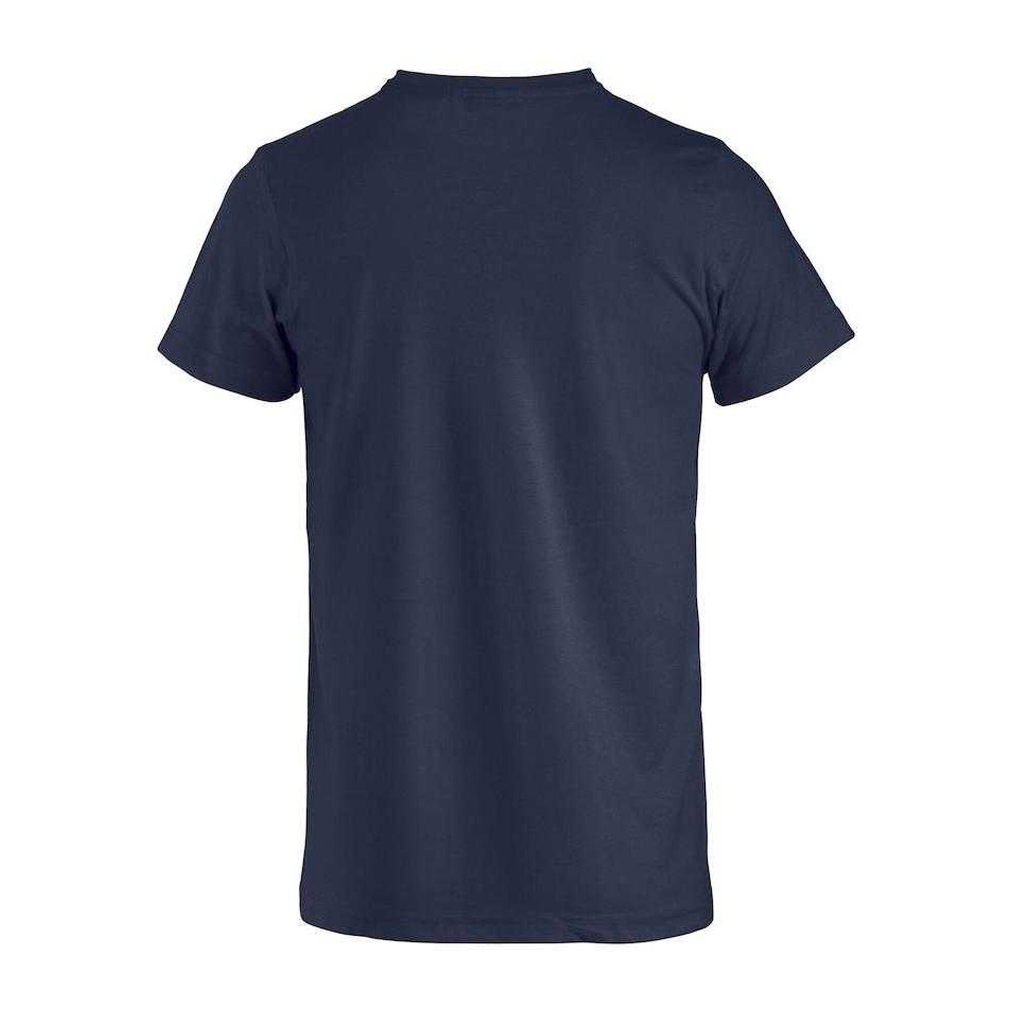 "Basic" TShirt für Herren Dunkel-Marineblau 2/3