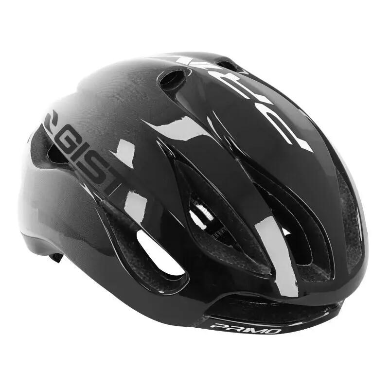 Rennrad- Fahrradhelm PRIMO, schwarz/weiß 3/7