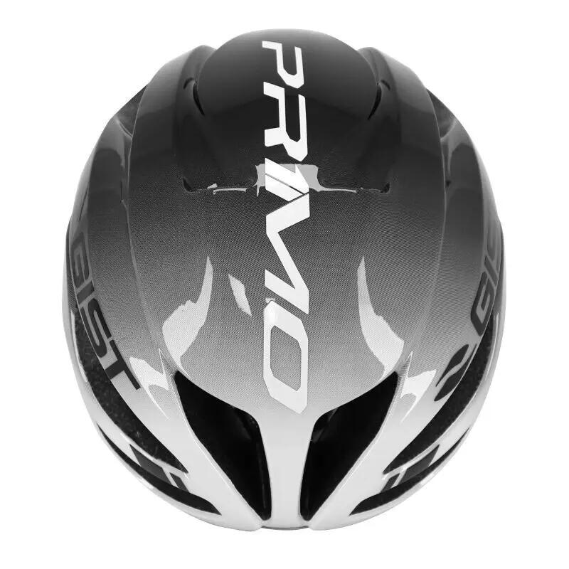 Rennrad- Fahrradhelm PRIMO, schwarz/weiß 5/7