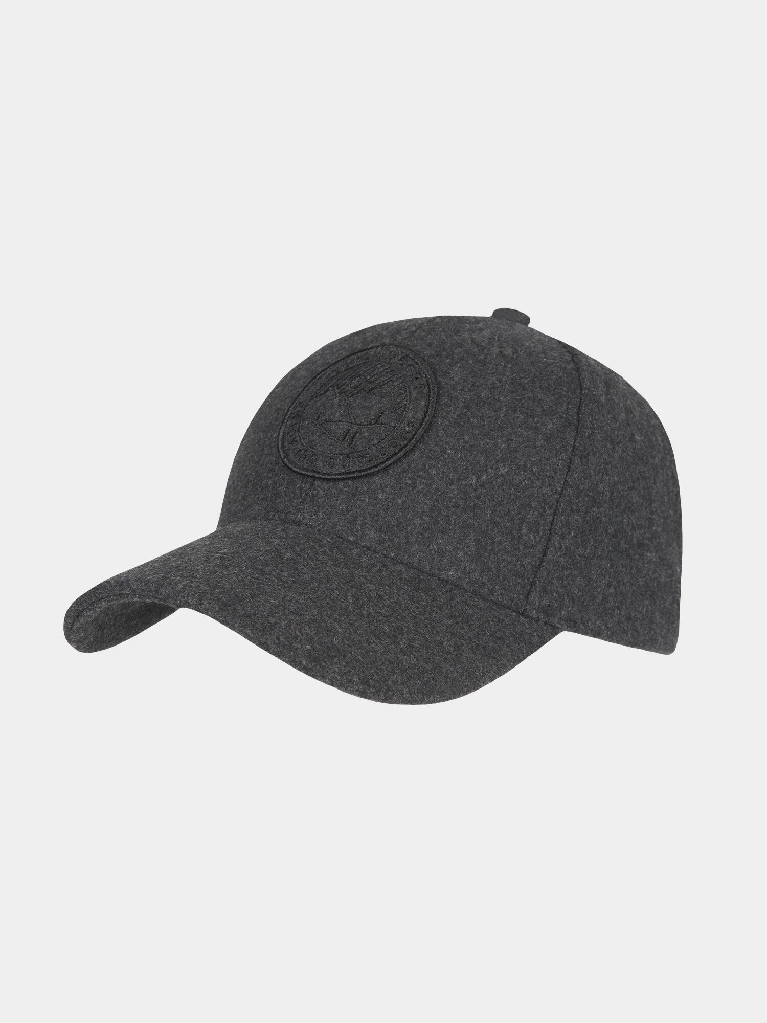Camden - Wollen baseball cap - Antraciet 3/3