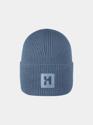Darik - rws merino wollen muts - leisteen blauw