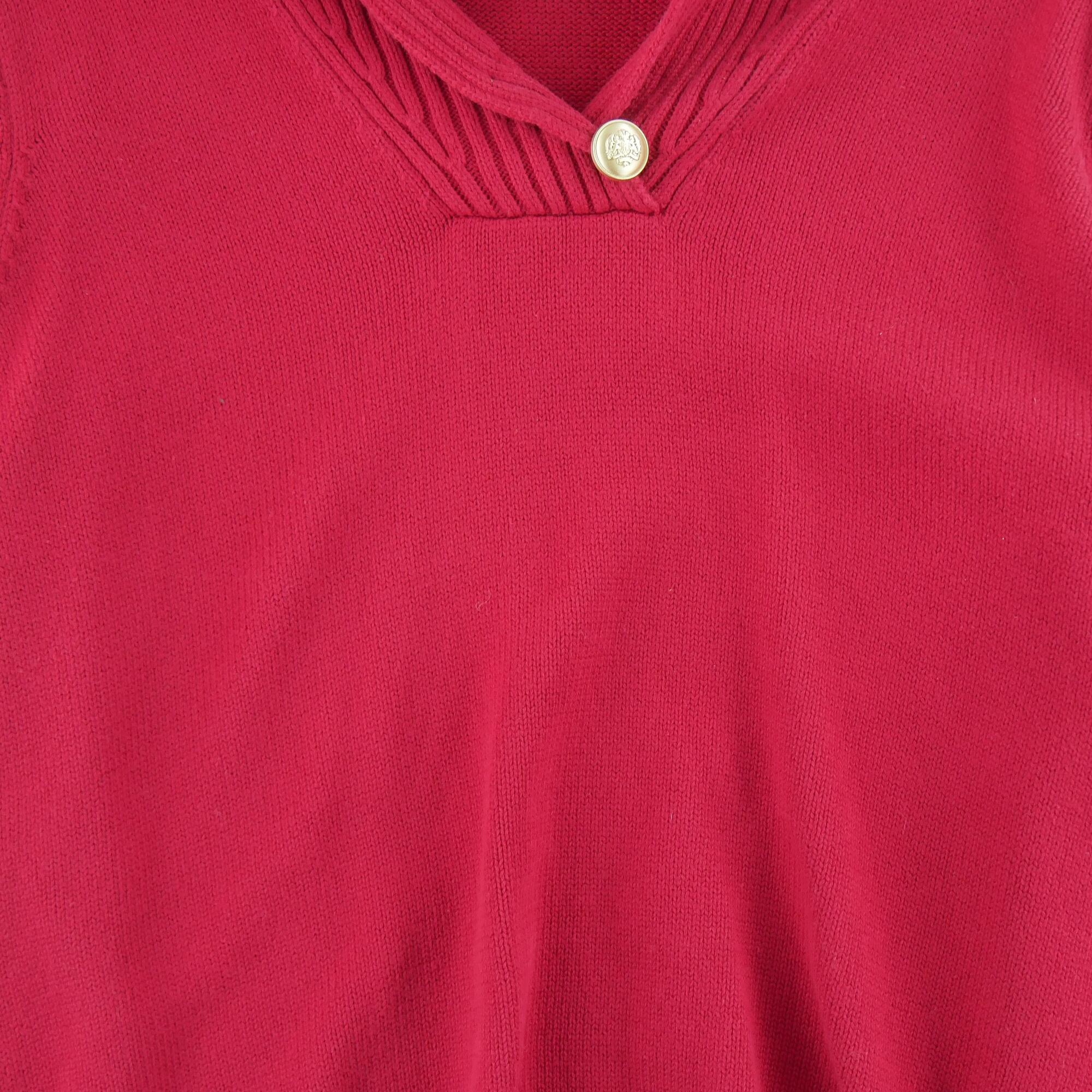 Reconditionné - Pull Femme Rouge - Bon État 3/7