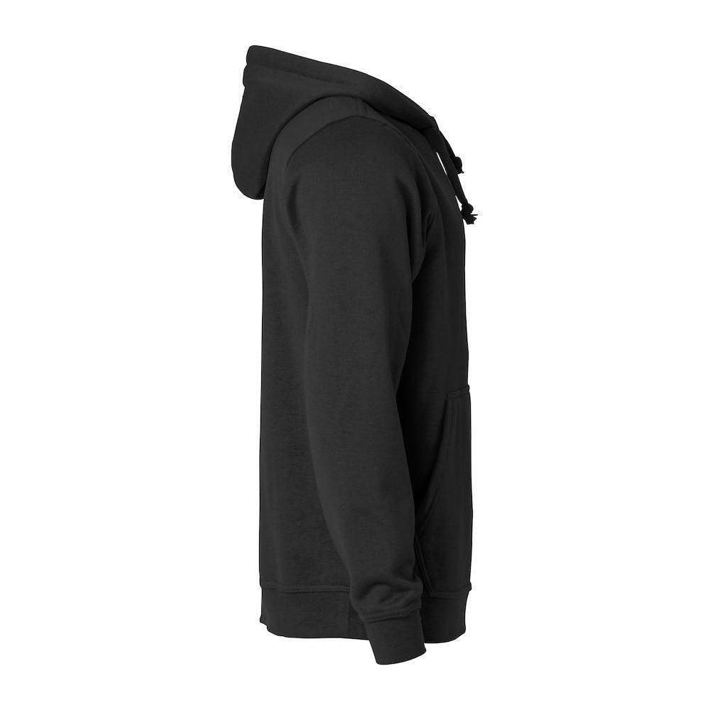 Felpa Con Cappuccio Adulto Unisex Clique Basic Nero 4/4