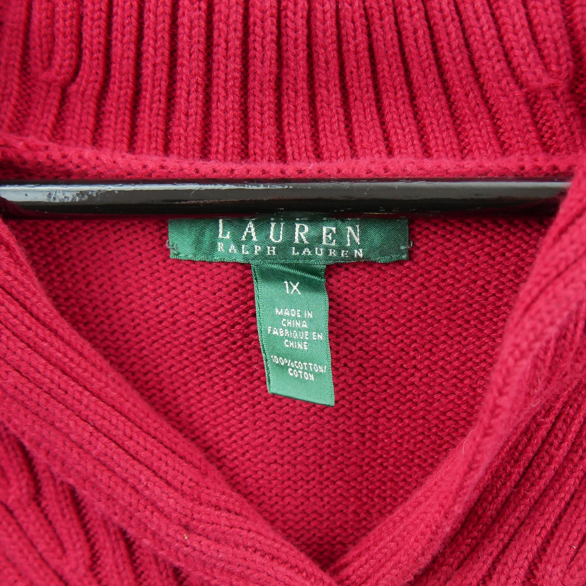Reconditionné - Pull Femme Rouge - Bon État 7/7