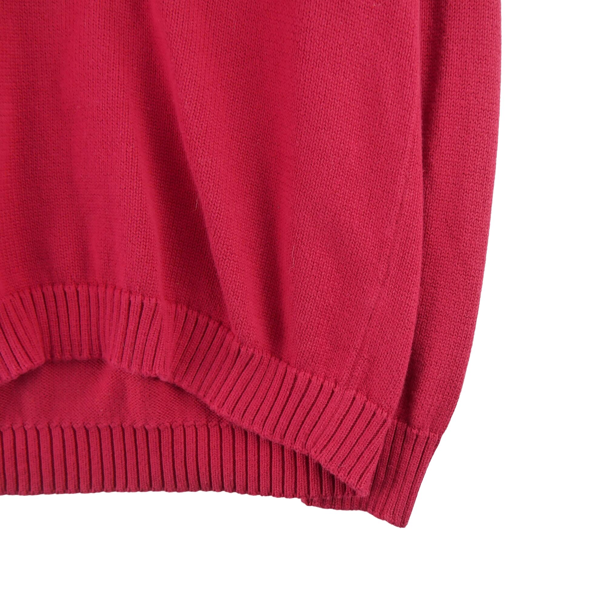 Reconditionné - Pull Femme Rouge - Bon État 4/7