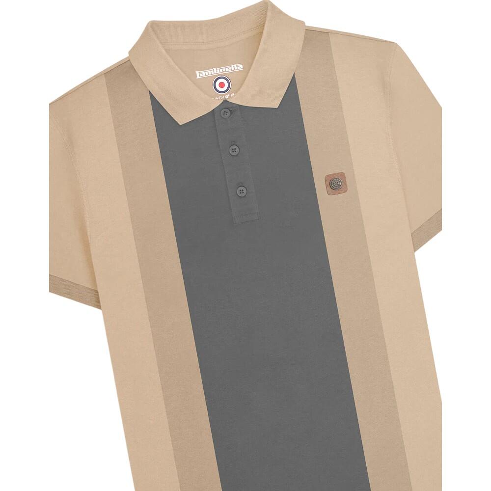 Poloshirt für , Vintage Herren Steinfarben 4/6