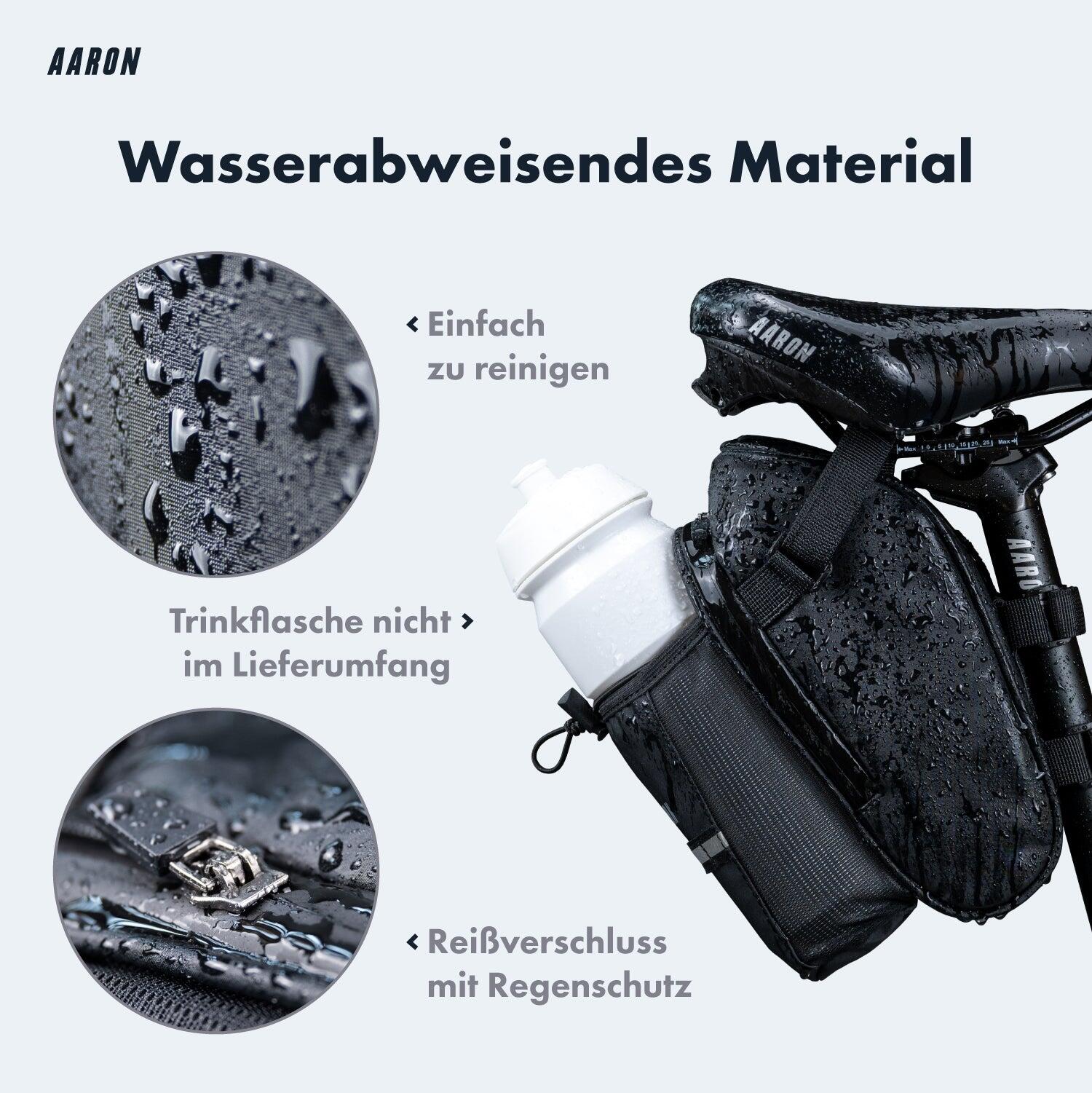 Essential - Fahrrad Satteltasche 1 L - mit Flaschenhalter & Reflektor 2/7
