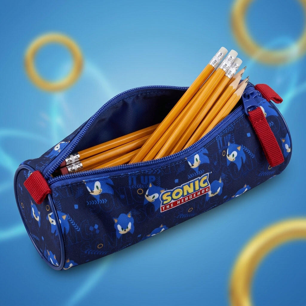 Schulmäppchen Sonic The Hedgehog mit einem Fach 155-01308 2/7