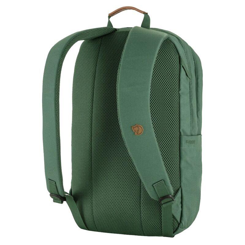 Mochila Verde Fjallraven Raven 20L Deep Patina Sencilla y Resistente 3/4