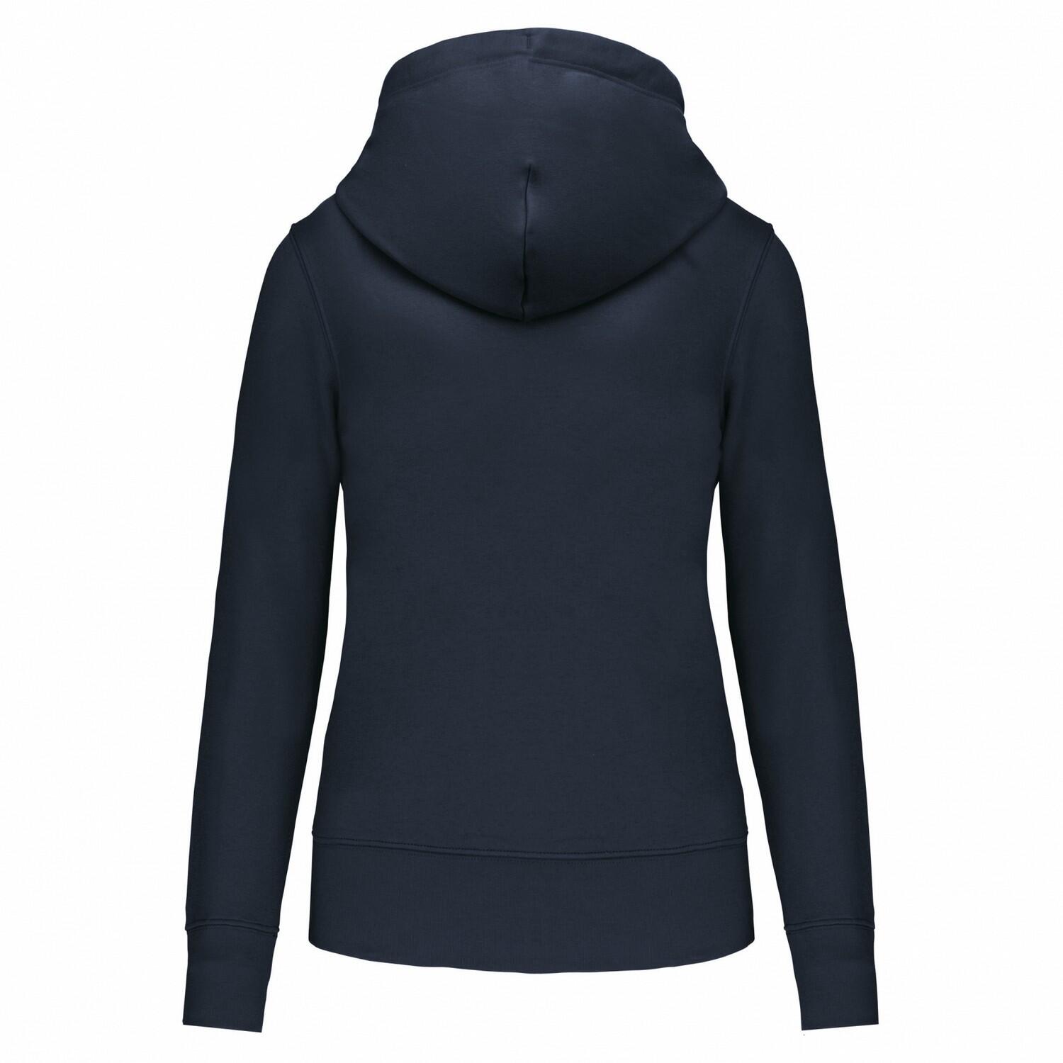 Kapuzenpullover für Damen Marineblau 2/3