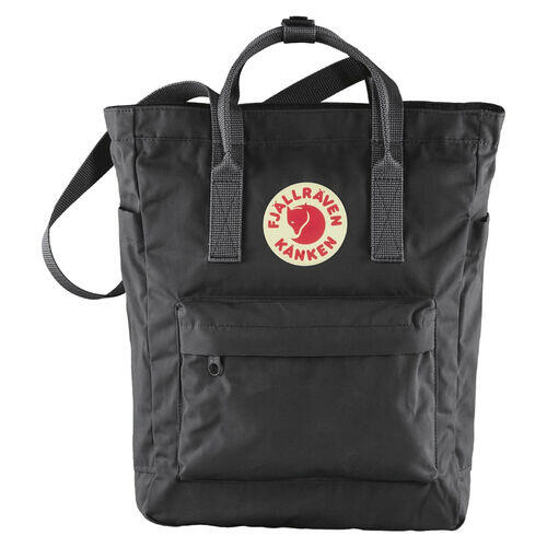 Mochila Negra Fjallraven Kånken Totepack Black Ligera y Versátil 5/5
