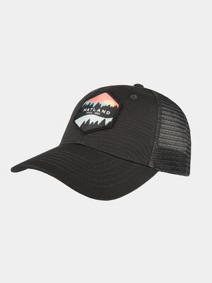 Walt - katoenen truckers cap - zwart