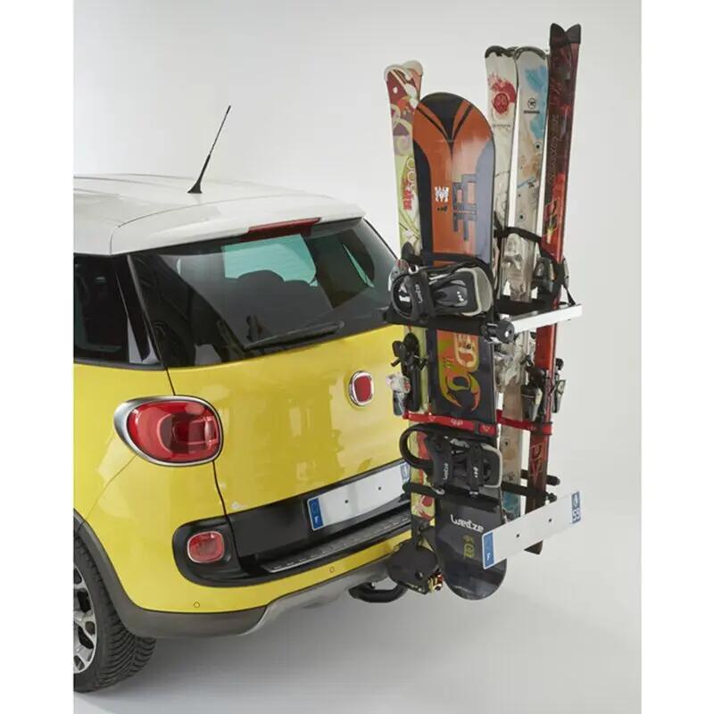 Porte-ski-surf d'attelage suspendu Mottez Mottez Ares Syteme Easy 5/7