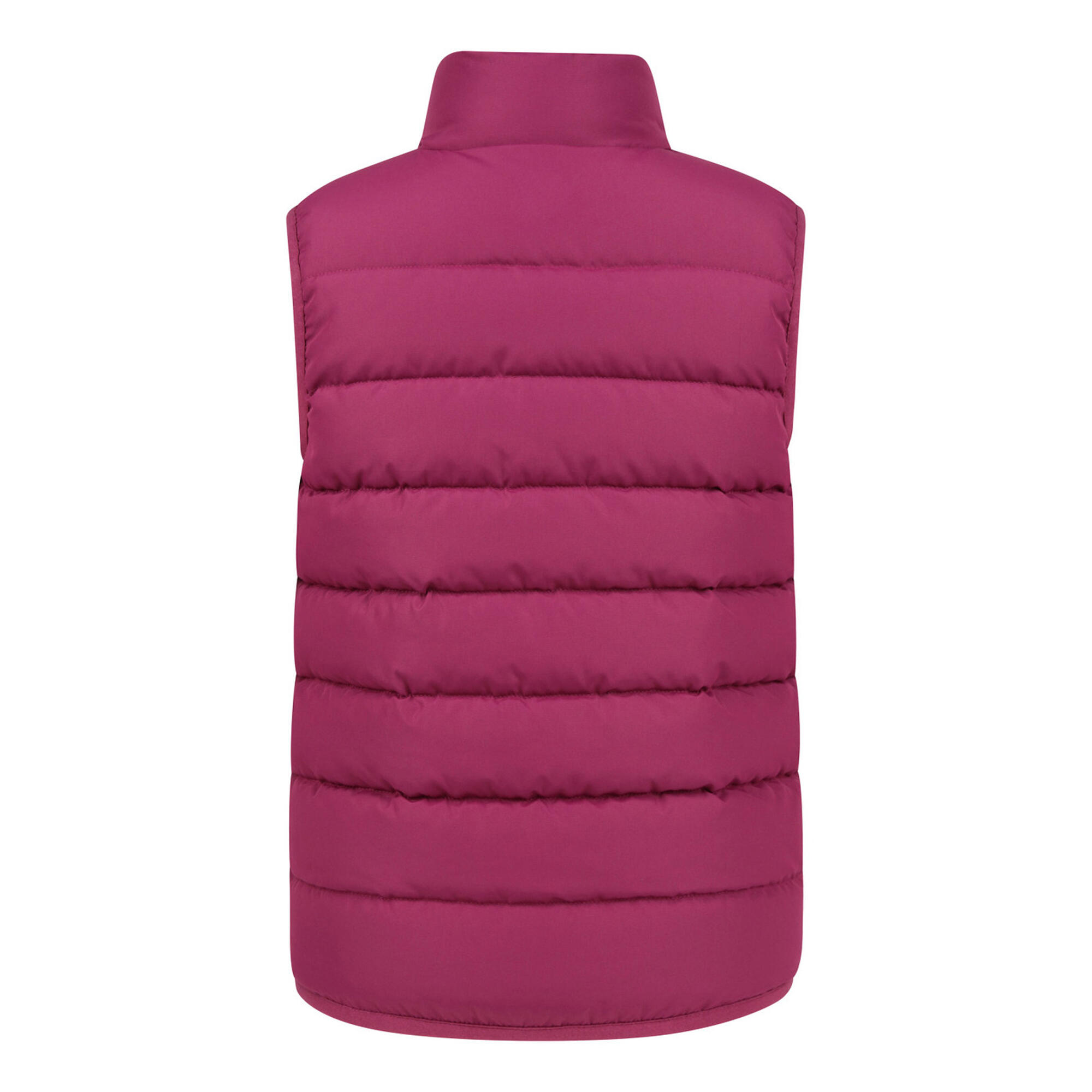 Childrens/Kids Rocko Plain Padded Gilet (Berry) 2/4