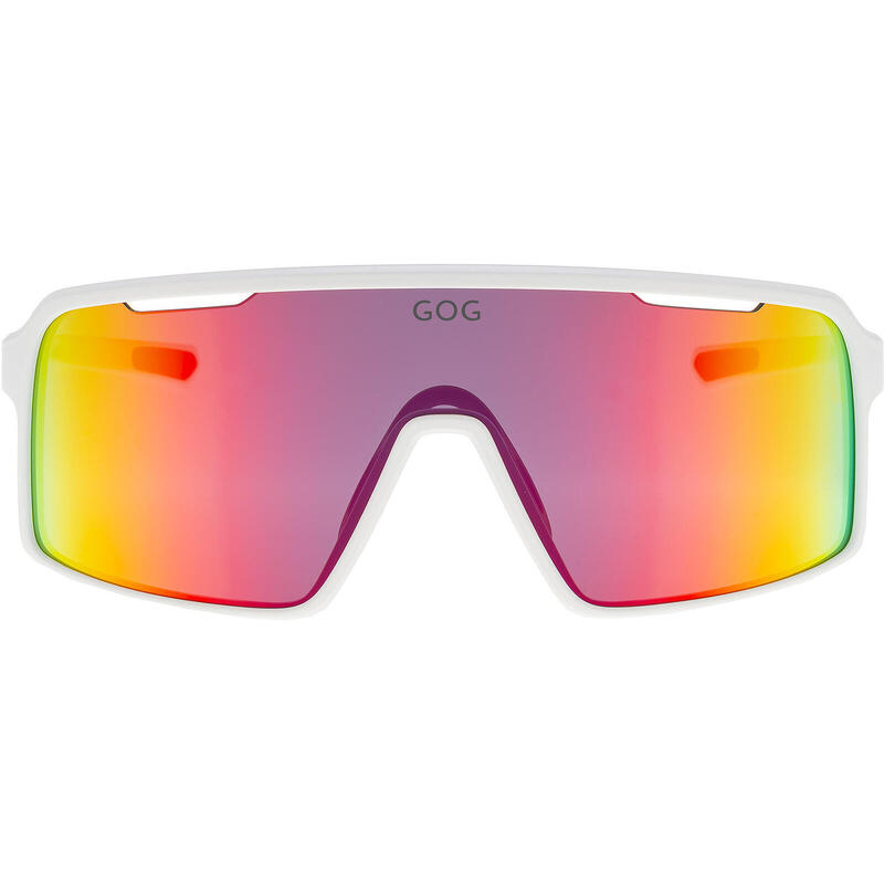 Okulary przeciwsłoneczne GOG Enki - matt black/reflex white/blue