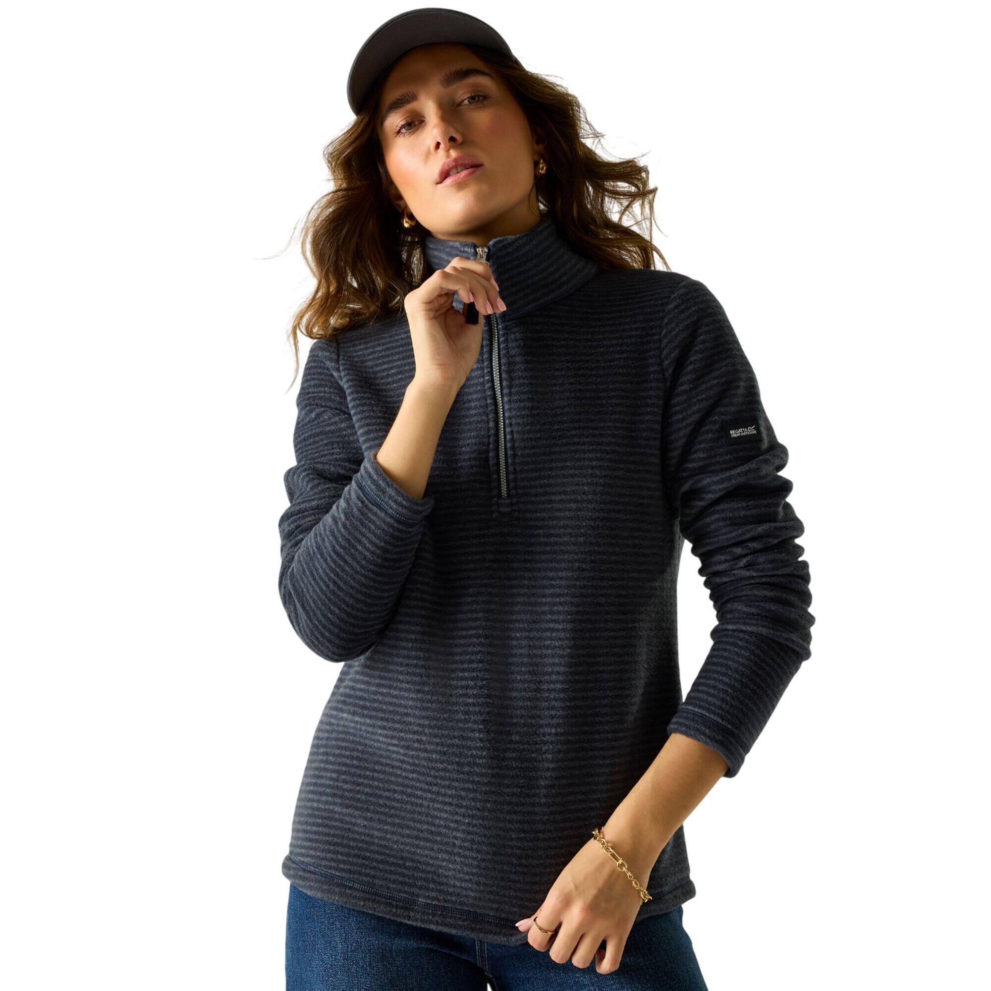Veste Polaire SOLENNE Femme (Bleu Marine / Argenté) 4/5